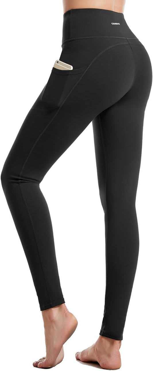 Lukasy high Waisted Yoga Pants with Pockets for Women