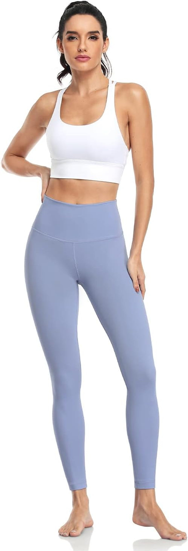 Lukasy Essential High Waisted Soft and Compression Workout Athletic Yoga Pants