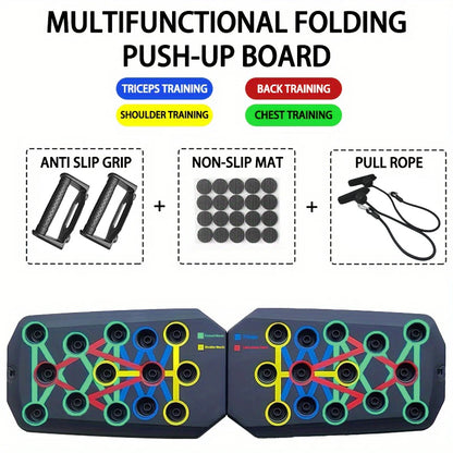 Lukasy Portable Multifunctional Push-Up Board Set with Handles