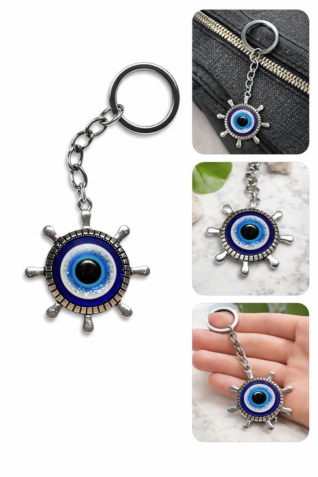 Lukasy Evil Eye Keychain