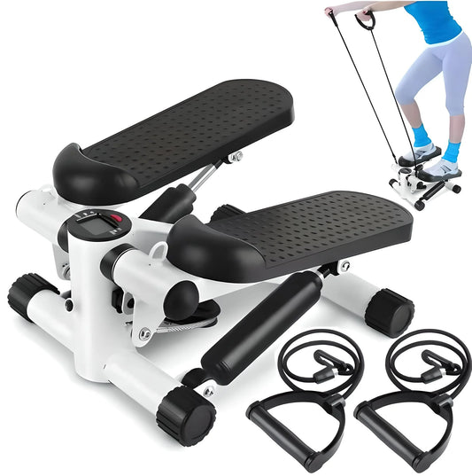 Lukasy Steppers for Full Body Workout at Home with Mini Stepper of 331 LBS Loading Capacity