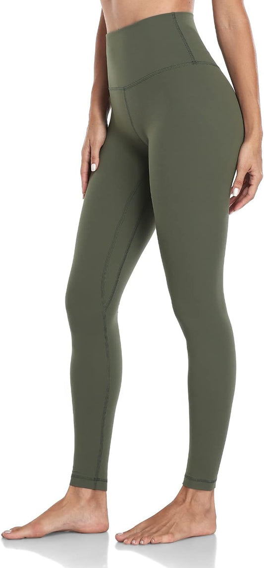 Lukasy Essential High Waisted Soft and Compression Workout Athletic Yoga Pants